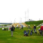 上空一面曇っていましたが選手は元気なプレーでした…５月月例会